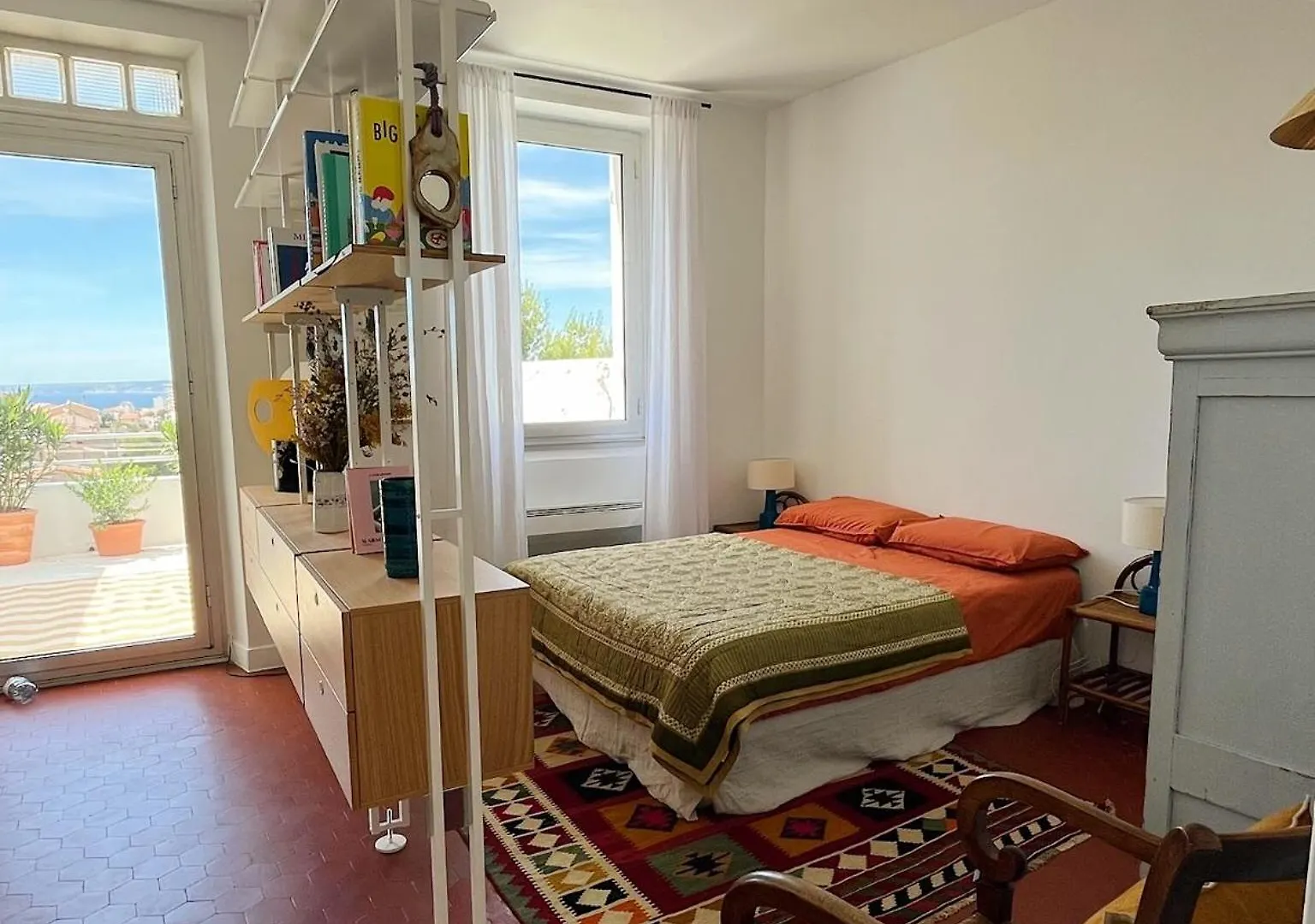 Charmant Studio-Terrasse Vue Mer Marseille Lägenhet